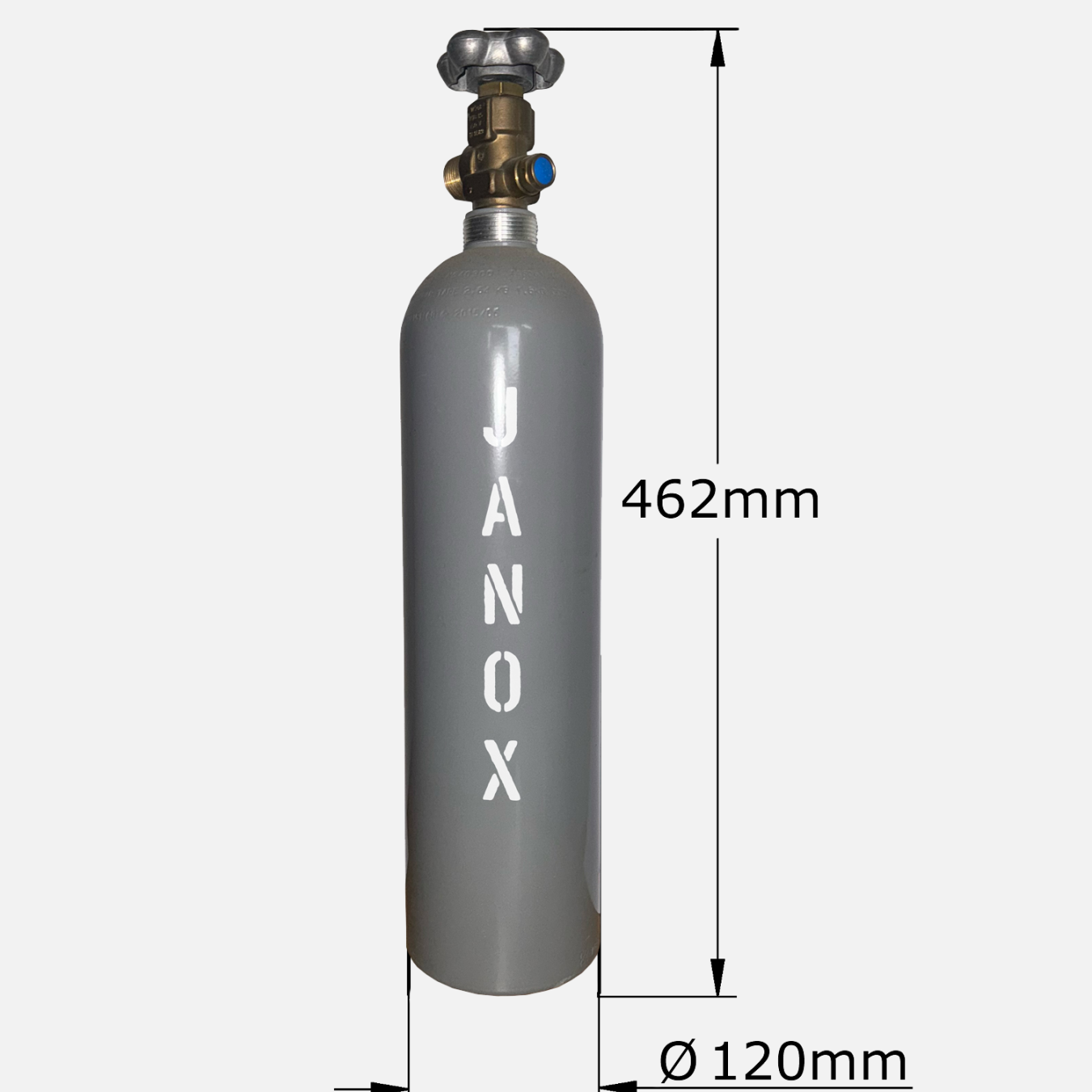 1,5 kg gas CO² voeding aluminium