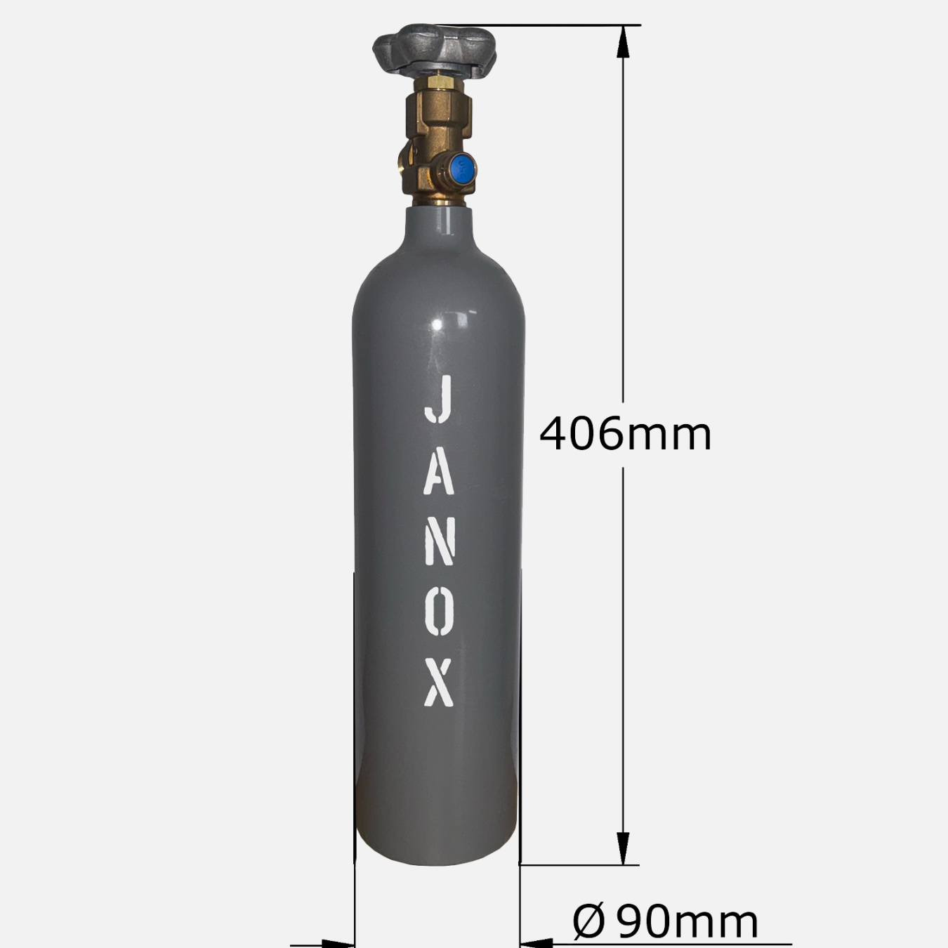 1 kg gas CO² voeding aluminium