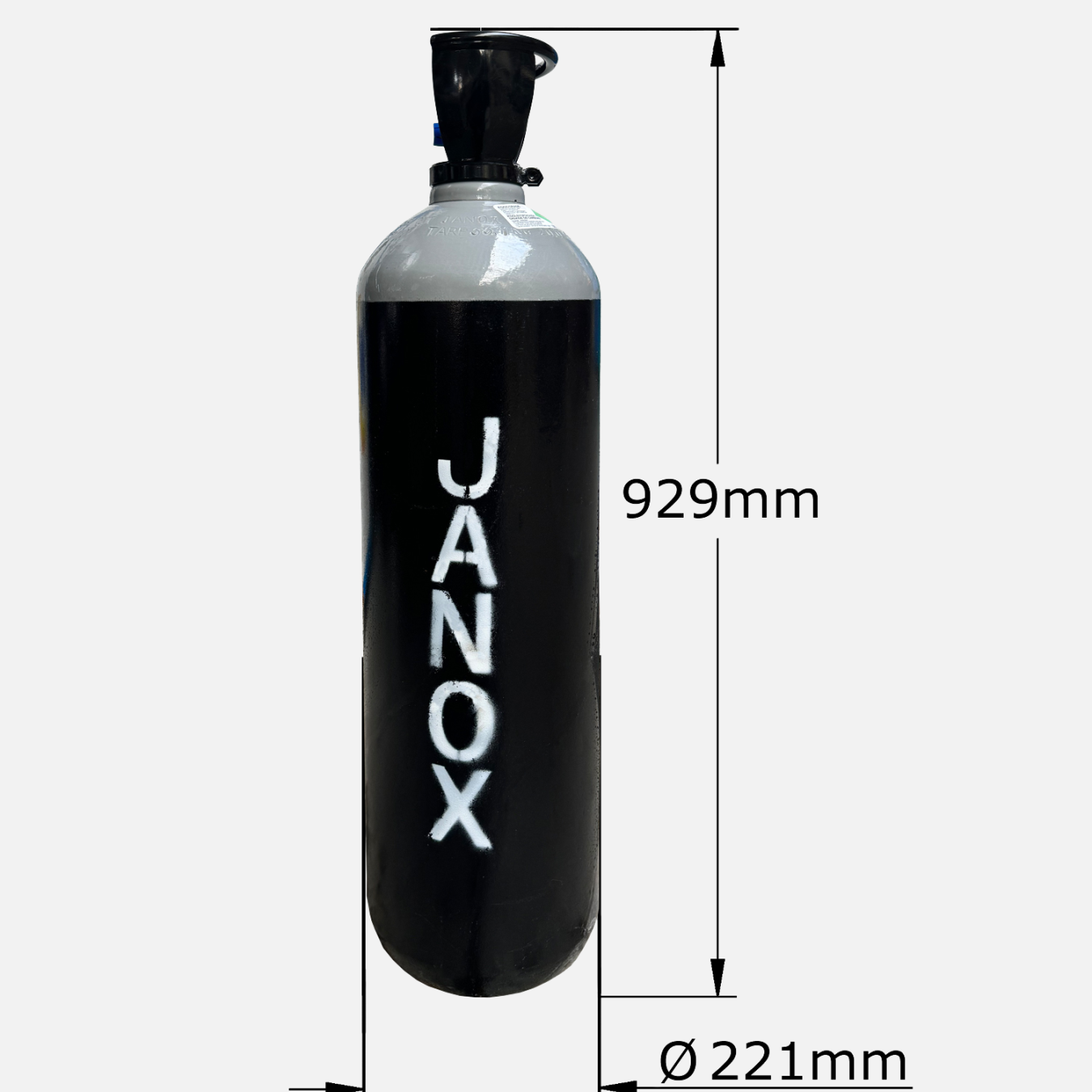 20 kg gas CO² voeding aluminum