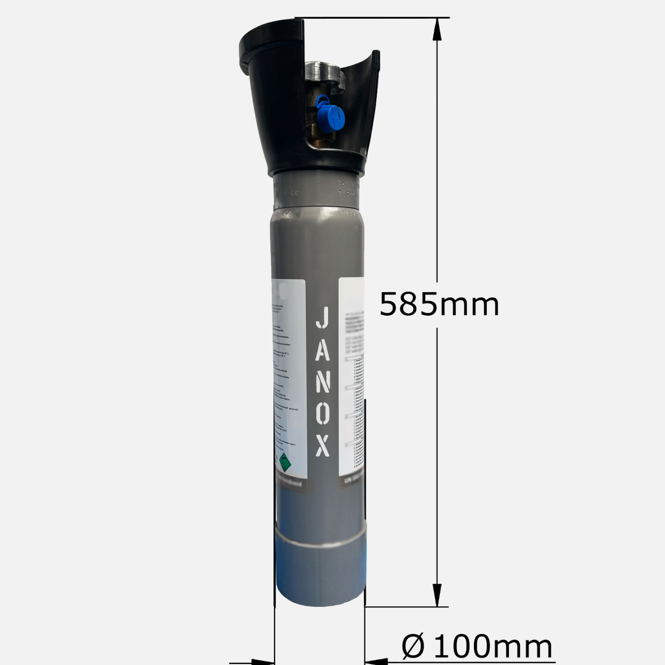 2 kg gas CO² voeding staal lang