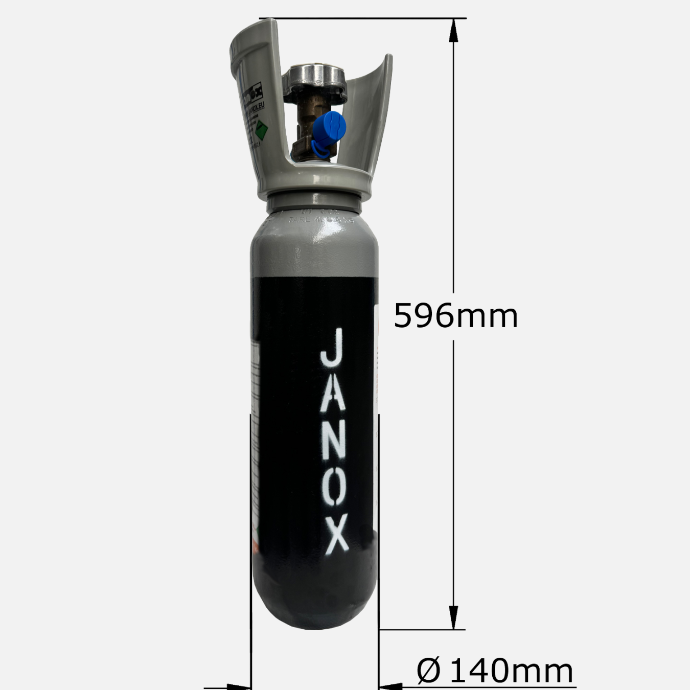 4 kg gas CO² voeding staal