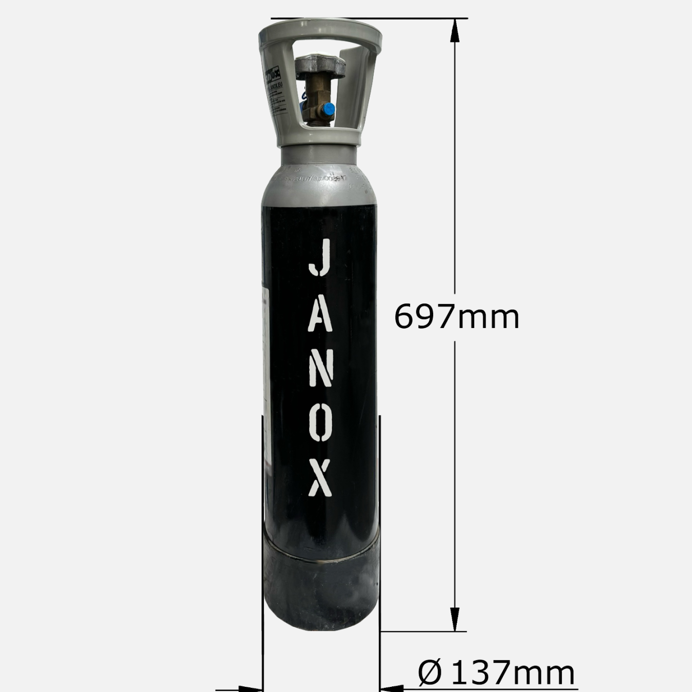 5 kg gas CO² voeding staal
