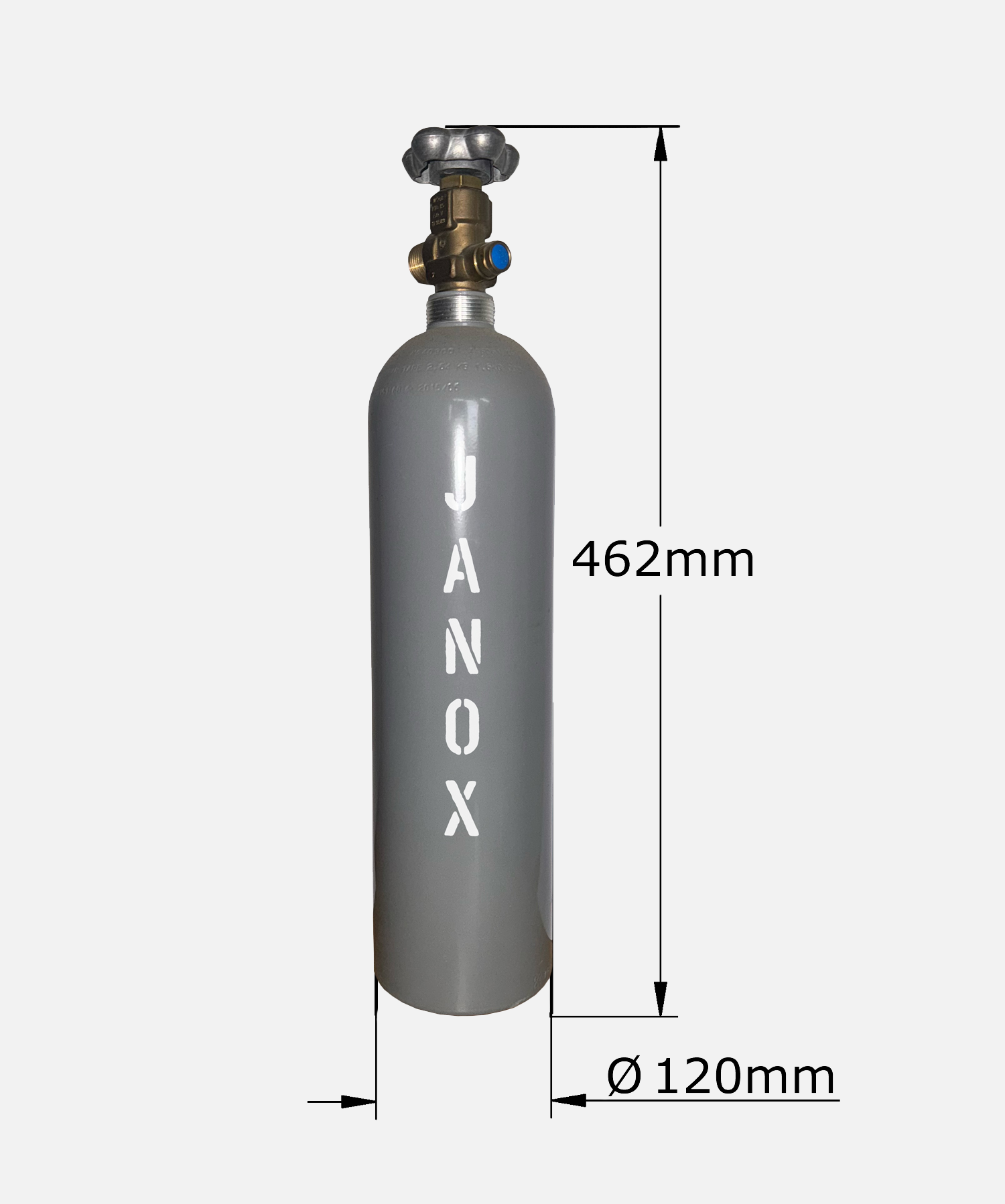 1,5 kg gas CO² voeding aluminium