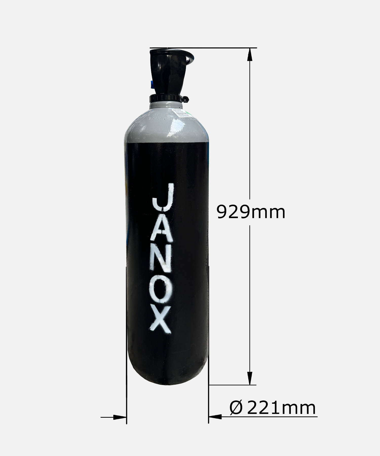 20 kg gas CO² voeding aluminum