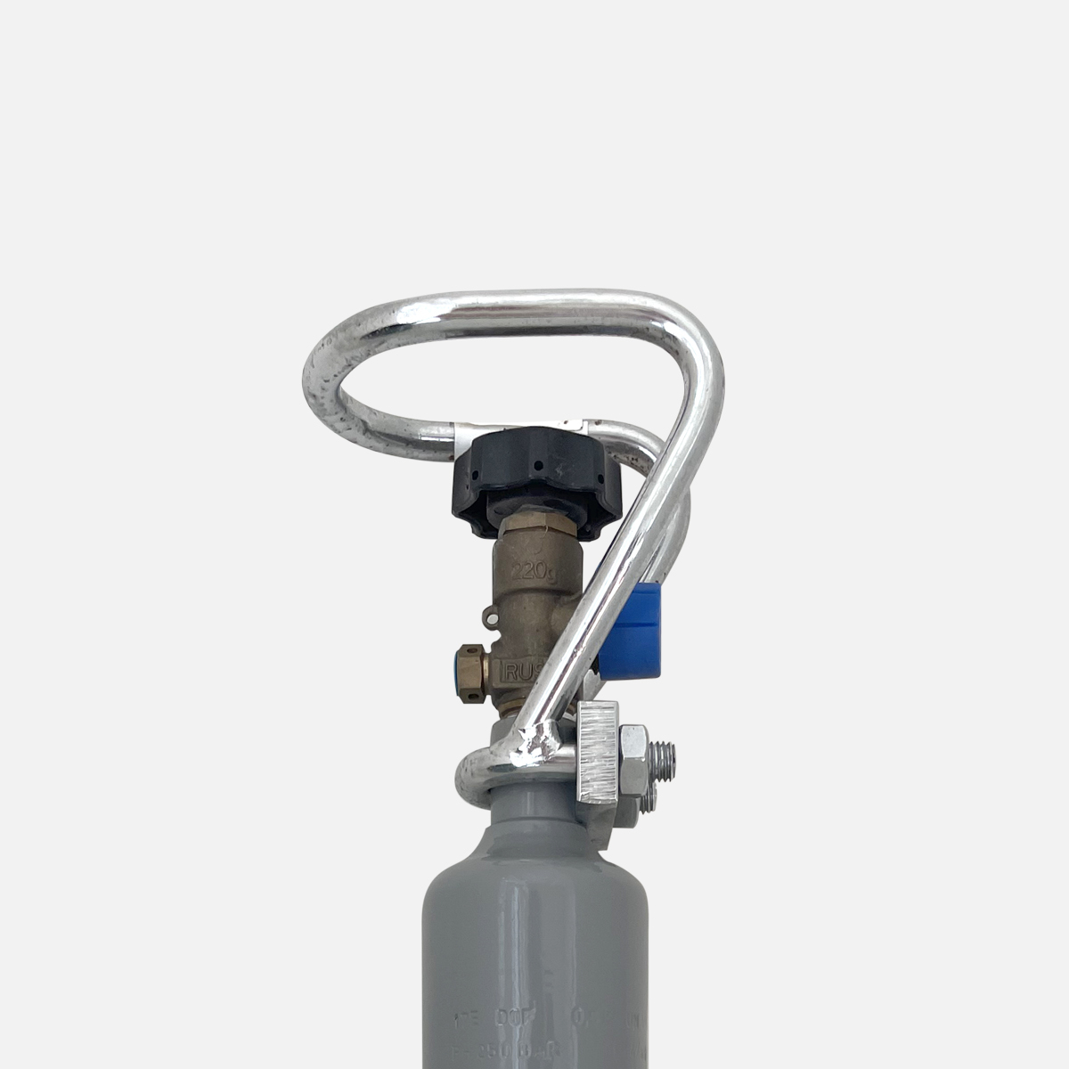 0,5 kg gas CO² aquarium staal